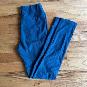 Lularoe Tween Leggings soft grey/teal